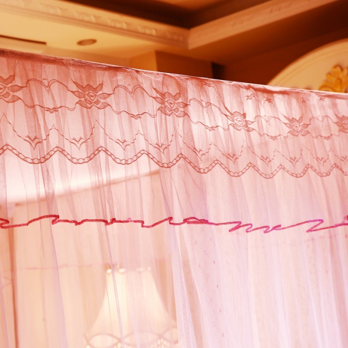 91家纺网 家纺一手货源 找家纺 冉美家纺 2022新款宫廷蚊帐-花思梦系列 玉色