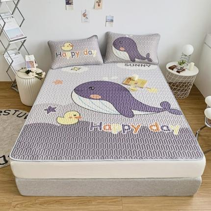 91家纺网 家纺一手货源 找家纺 （总）佰亿莱 2024新款数码印花大版乳胶软凉席三件套