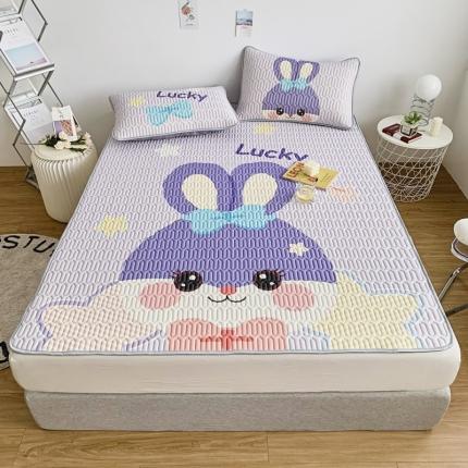 91家纺网 家纺一手货源 找家纺 （总）佰亿莱 2024新款数码印花大版乳胶软凉席三件套