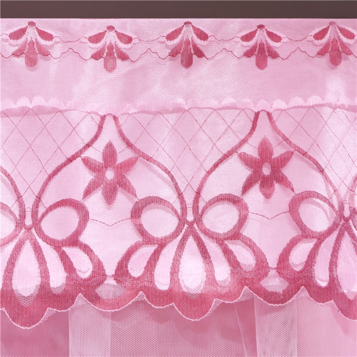 91家纺网 家纺一手货源 找家纺 冉美家纺 2022新款宫廷蚊帐-恋情系列 粉色