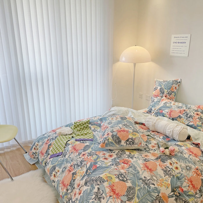 91家纺网 家纺一手货源 找家纺 （总）2022 新款简单款全棉四件套