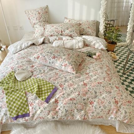 2022 新款简单款全棉四件套 花倾城