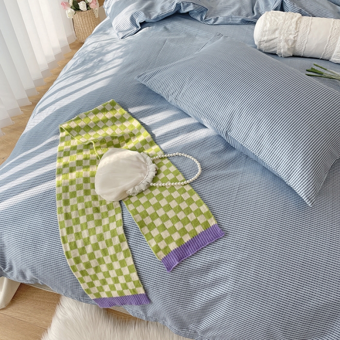 91家纺网 家纺一手货源 找家纺 2022 新款简单款全棉四件套 极简