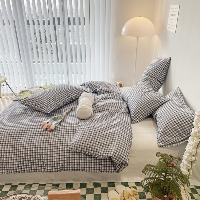 91家纺网 家纺一手货源 找家纺 2022 新款简单款全棉四件套 慕尼黑