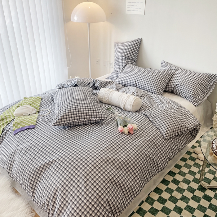 91家纺网 家纺一手货源 找家纺 2022 新款简单款全棉四件套 慕尼黑