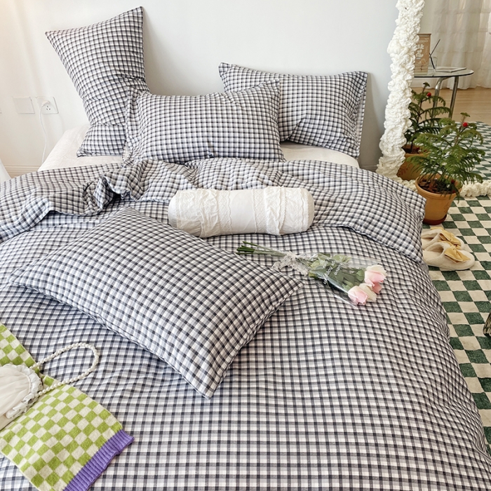 91家纺网 家纺一手货源 找家纺 2022 新款简单款全棉四件套 慕尼黑