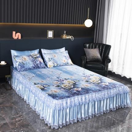 （总）优姿家纺 2024新款冰丝凉席床裙款