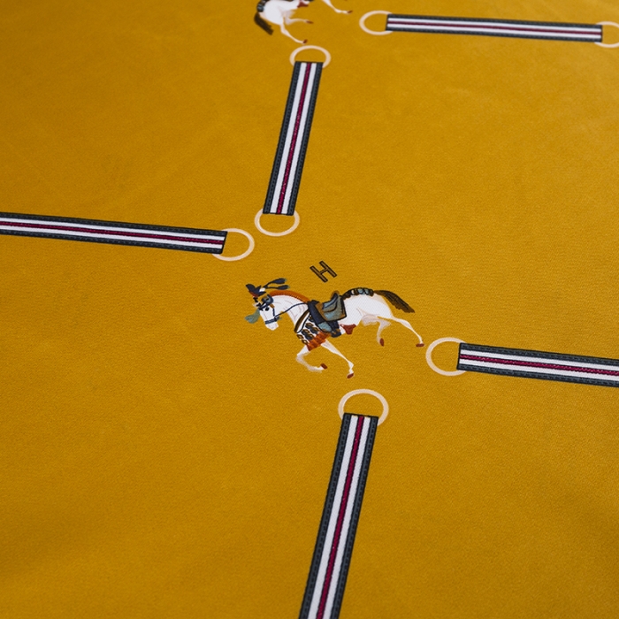 91家纺网 家纺一手货源 找家纺 优姿家纺 2024新款冰丝凉席床裙款 策马奔腾