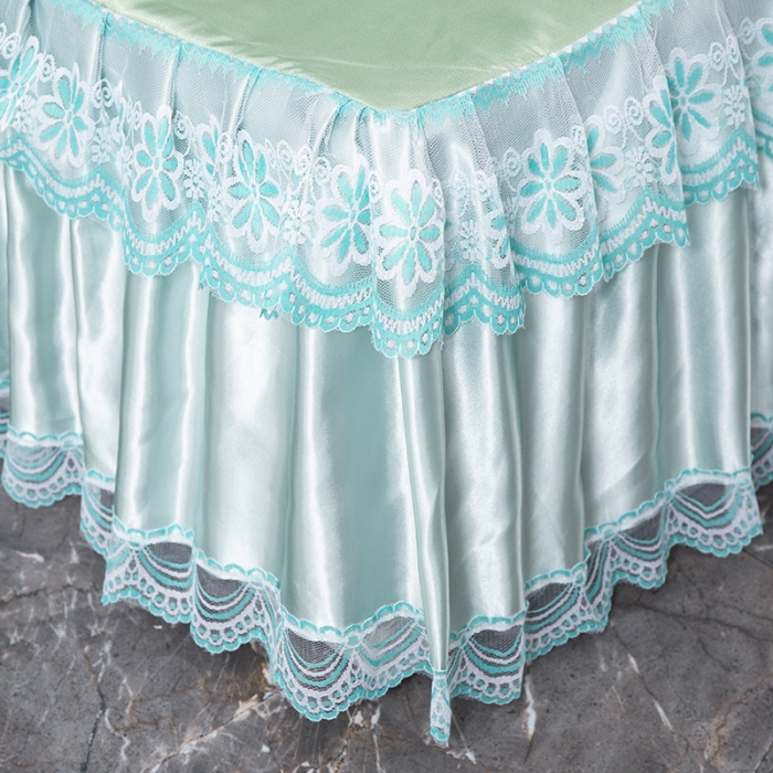 91家纺网 家纺一手货源 找家纺 优姿家纺 2024新款冰丝凉席床裙款 动物乐园