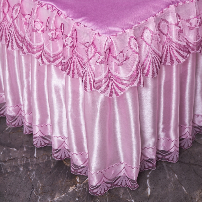 91家纺网 家纺一手货源 找家纺 优姿家纺 2024新款冰丝凉席床裙款 繁花似锦