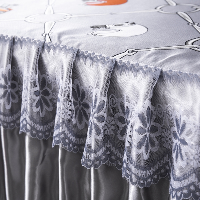 91家纺网 家纺一手货源 找家纺 优姿家纺 2024新款冰丝凉席床裙款 天马行空