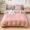 91家纺网 家纺一手货源 找家纺 绒兔兔 2022新款立体横条剪花床单床笠四件套 剪花-豆沙