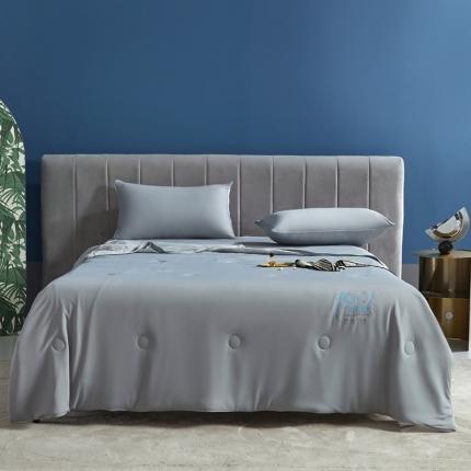 91家纺网 家纺一手货源 找家纺 （总）头等舱2022新款A类100%锦纶凉感35大豆抗菌夏被