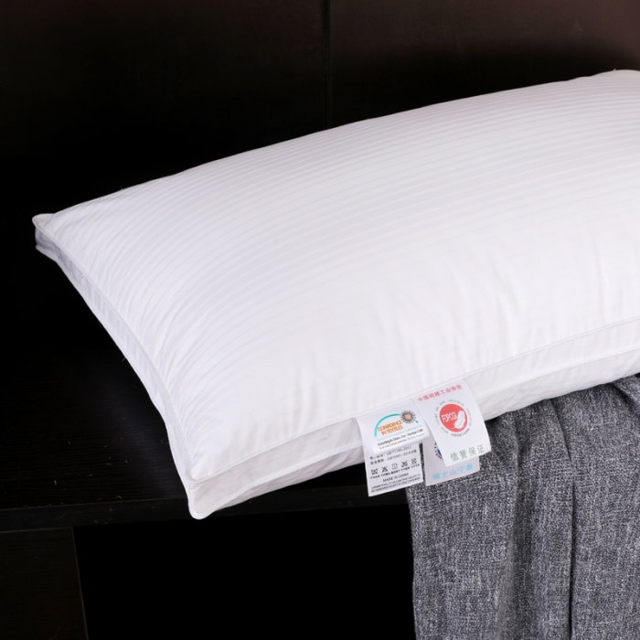 91家纺网 家纺一手货源 找家纺 （总）羽仙子 2023新款100支贡缎提花枕芯三层