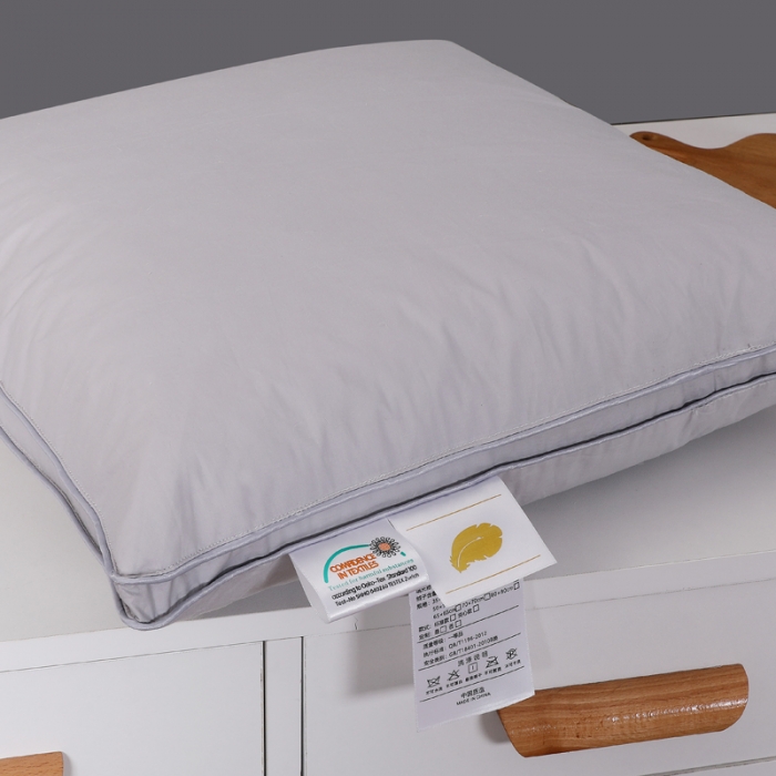 91家纺网 家纺一手货源 找家纺 羽仙子 2023新款宽边抱枕 灰色