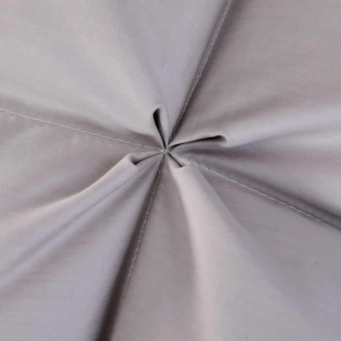 91家纺网 家纺一手货源 找家纺 羽仙子 2023新款面包款80支柔赛丝三层枕芯银灰