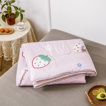 91家纺网 家纺一手货源 找家纺 （总）寐居家纺 2022新款水洗棉小花边单夏被