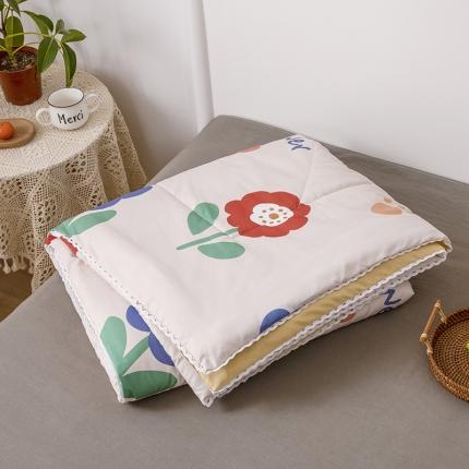 91家纺网 家纺一手货源 找家纺 （总）寐居家纺 2022新款水洗棉小花边单夏被