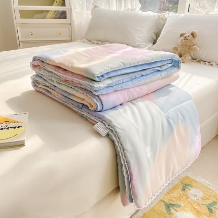 91家纺网 家纺一手货源 找家纺 （总）寐居家纺 2022新款水洗棉小花边单夏被