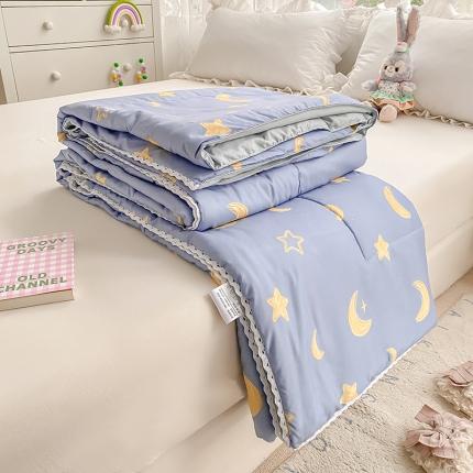 91家纺网 家纺一手货源 找家纺 （总）寐居家纺 2022新款水洗棉小花边单夏被