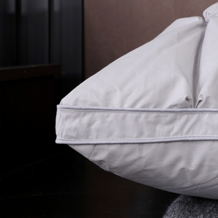 91家纺网 家纺一手货源 找家纺 羽仙子 2023新款全棉防雨布24格面包款枕芯灰色