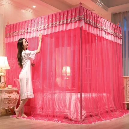 91家纺网 家纺一手货源 找家纺 （总）迪凡保罗 2025新款5847刺绣落地宫廷蚊帐