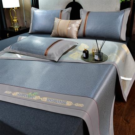 91家纺网 家纺一手货源 找家纺 （总）小牛席业 2022新款夏日冰点冰藤双面席凉席冰丝席竹席