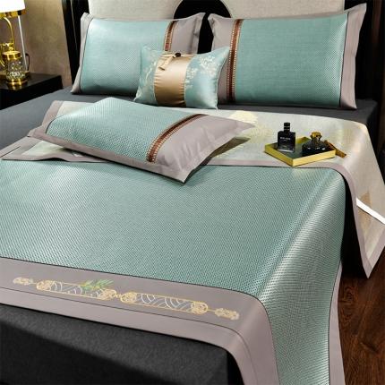 91家纺网 家纺一手货源 找家纺 （总）小牛席业 2022新款夏日冰点冰藤双面席凉席冰丝席竹席