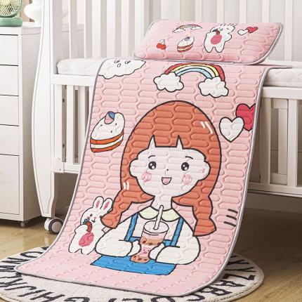 91家纺网 家纺一手货源 找家纺 （总）小芽家居 2024新款儿童乳胶凉席卡通