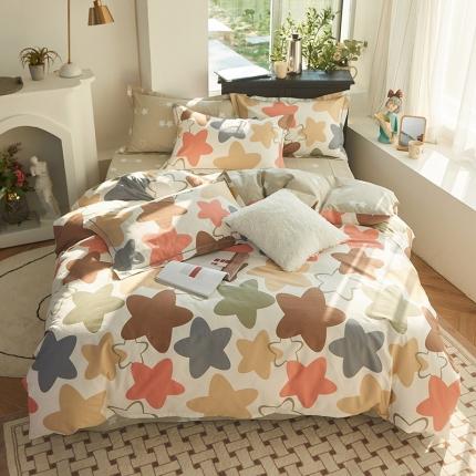 91家纺网 家纺一手货源 找家纺 （总）仟网汇 2022新款全棉喷气13070四件套