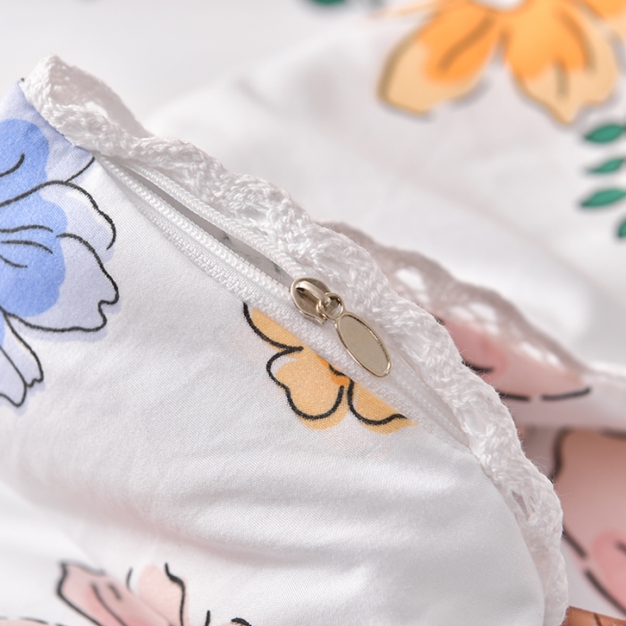 91家纺网 家纺一手货源 找家纺 富威堡 2023棉花夏被印花水洗棉夏凉被洛卡棉空调被 少女梦