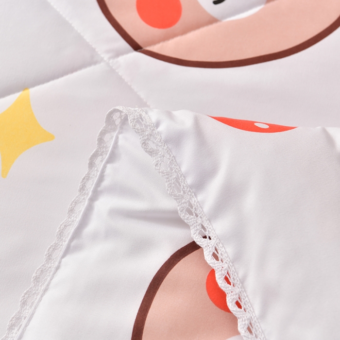 91家纺网 家纺一手货源 找家纺 富威堡 2023棉花夏被印花水洗棉夏凉被洛卡棉空调被蛋糕小熊