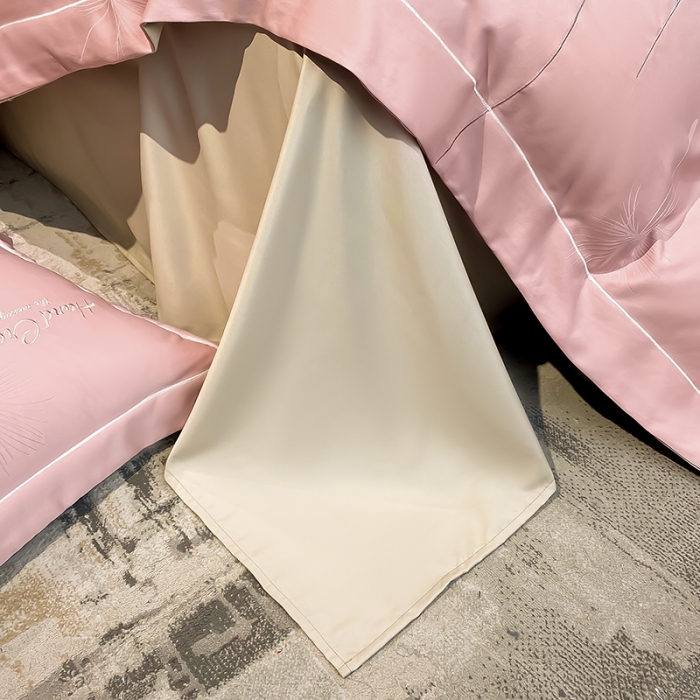 91家纺网 家纺一手货源 找家纺 （总）涵宸2022新款轻奢提花刺绣四件套诺澜