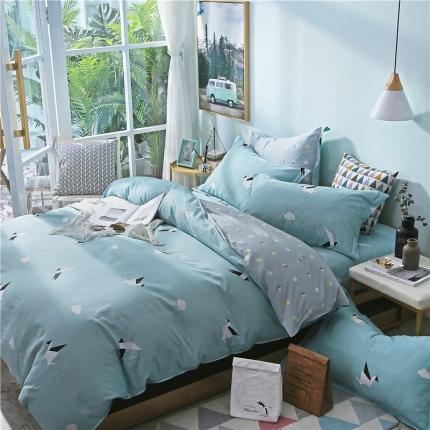 91家纺网 家纺一手货源 找家纺 （总）莱通 新款四件套床单款四件套