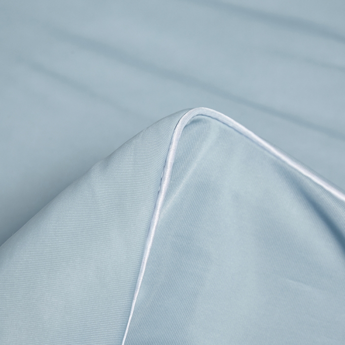 91家纺网 家纺一手货源 找家纺 安哆啦 2022新款A类冰淇淋凉感丝夏被 湖水蓝