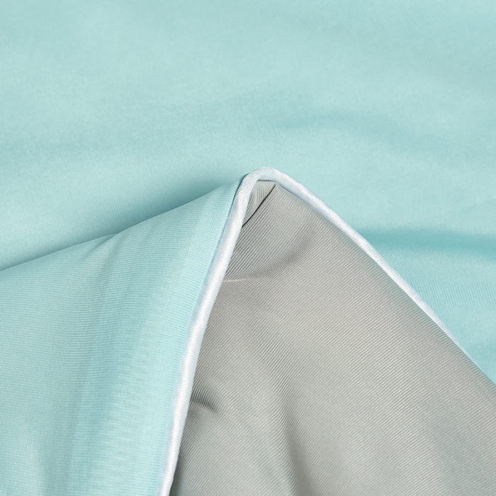 91家纺网 家纺一手货源 找家纺 安哆啦 2022新款A类冰淇淋凉感丝夏被 蒂凡尼蓝+绅士灰