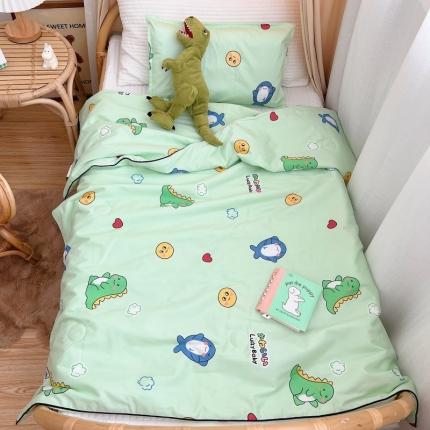 91家纺网 家纺一手货源 找家纺 鱼宝 2022全棉无荧光儿童夏被 恐龙