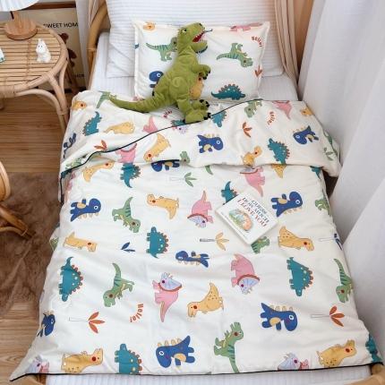 91家纺网 家纺一手货源 找家纺 鱼宝 2022全棉无荧光儿童夏被 侏罗纪世界