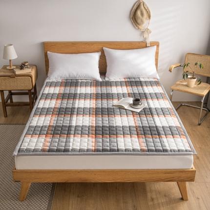 91家纺网 家纺一手货源 找家纺 （总）东宇 2022新款A类全棉色织水洗棉夹棉床垫