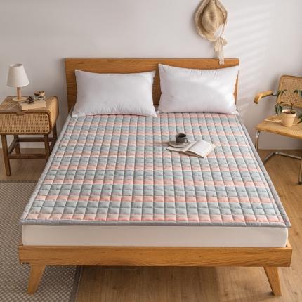 91家纺网 家纺一手货源 找家纺 （总）东宇 2022新款A类全棉色织水洗棉夹棉床垫