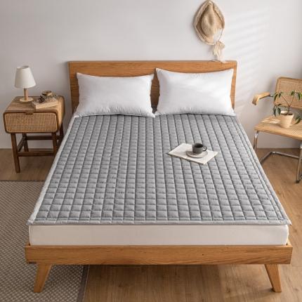 91家纺网 家纺一手货源 找家纺 （总）东宇 2022新款A类全棉色织水洗棉夹棉床垫