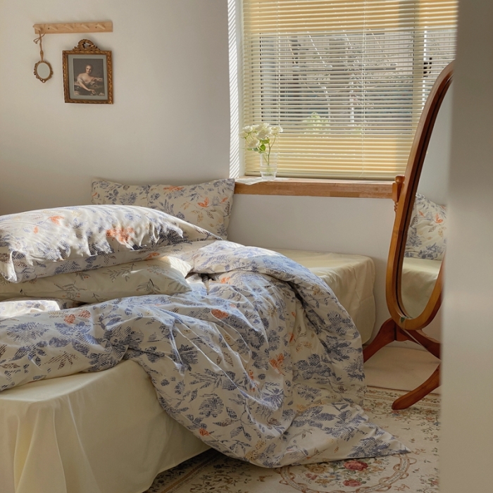 91家纺网 家纺一手货源 找家纺 时年 2022新款全棉碎花系列 赫拉