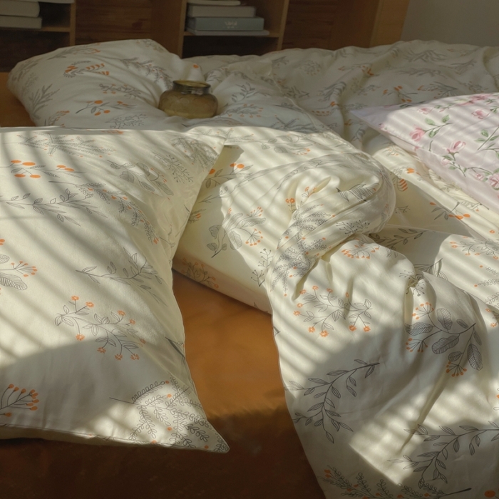 91家纺网 家纺一手货源 找家纺 时年 2022新款全棉碎花系列 清雅