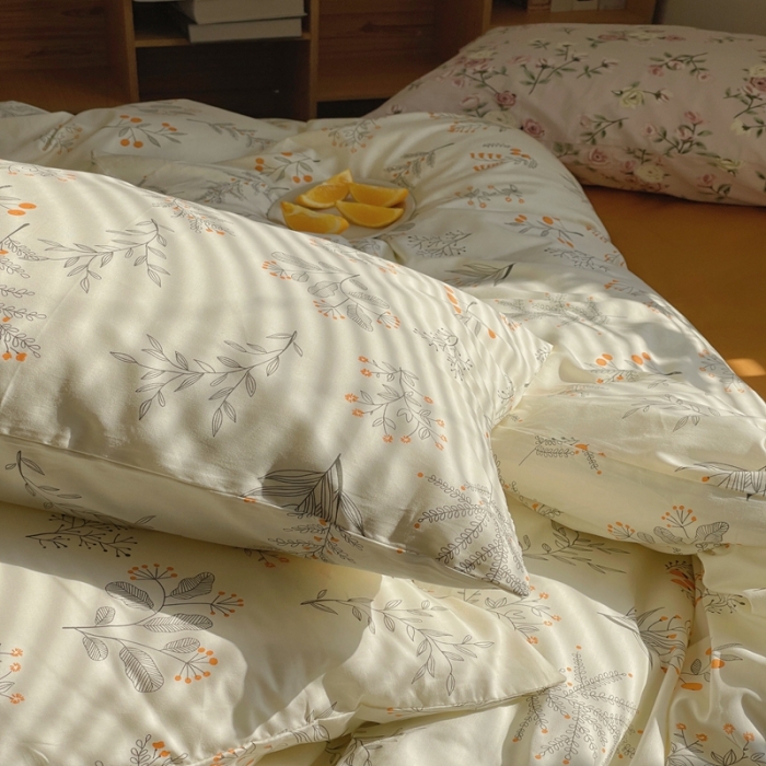 91家纺网 家纺一手货源 找家纺 时年 2022新款全棉碎花系列 清雅