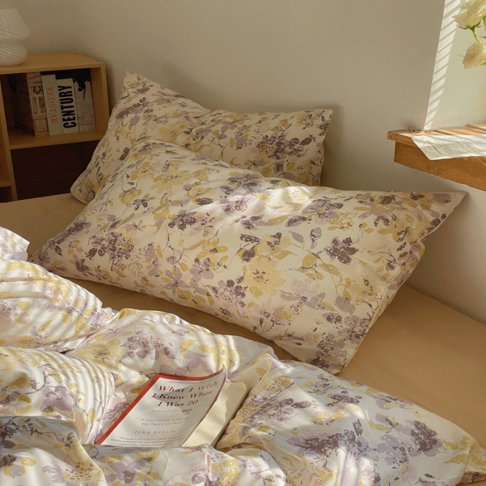 91家纺网 家纺一手货源 找家纺 时年 2022新款全棉碎花系列 塞纳