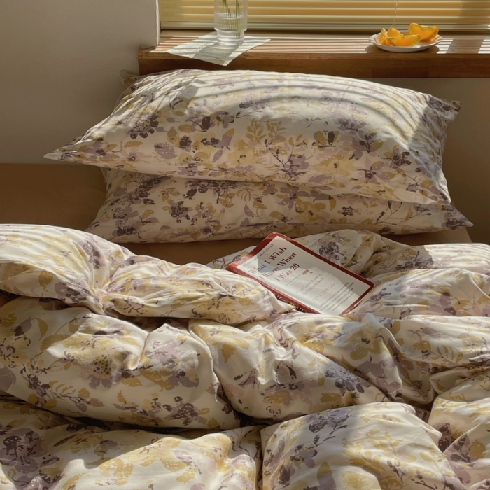 91家纺网 家纺一手货源 找家纺 时年 2022新款全棉碎花系列 塞纳