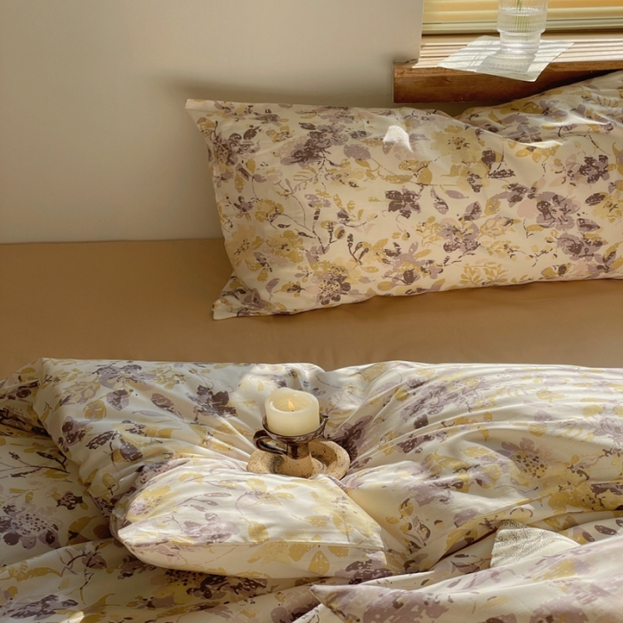 91家纺网 家纺一手货源 找家纺 时年 2022新款全棉碎花系列 塞纳