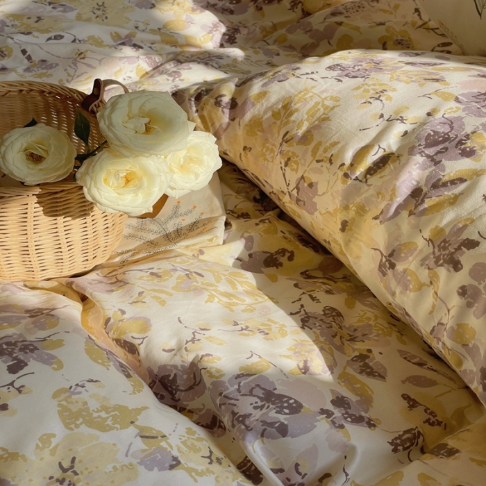 91家纺网 家纺一手货源 找家纺 时年 2022新款全棉碎花系列 塞纳