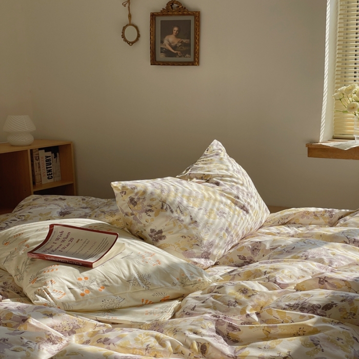 91家纺网 家纺一手货源 找家纺 时年 2022新款全棉碎花系列 塞纳