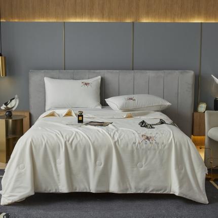 91家纺网 家纺一手货源 找家纺 （总）头等舱2022新款全棉A类小提花元气大豆抗菌防螨夏被